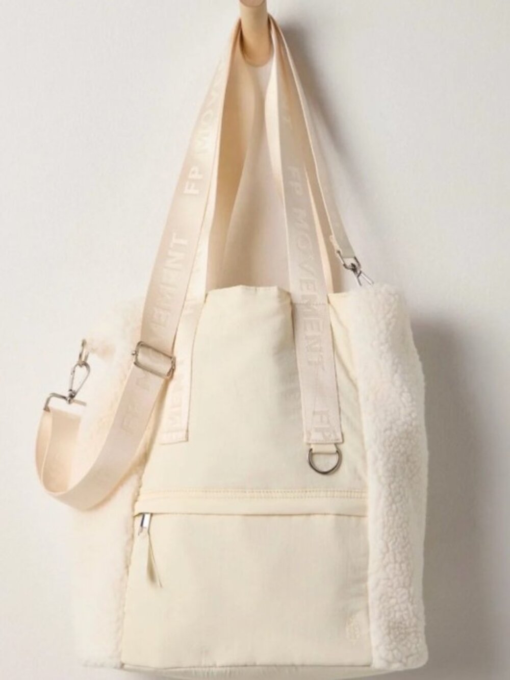 Free People Slopes Sherpa Bucket Bag, OS, NWT